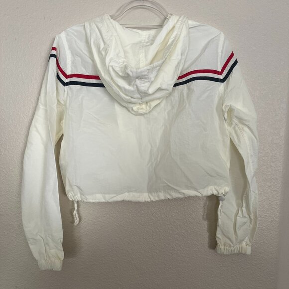 J Galt Off-White Zip up Windbreaker - Picture 2 of 5